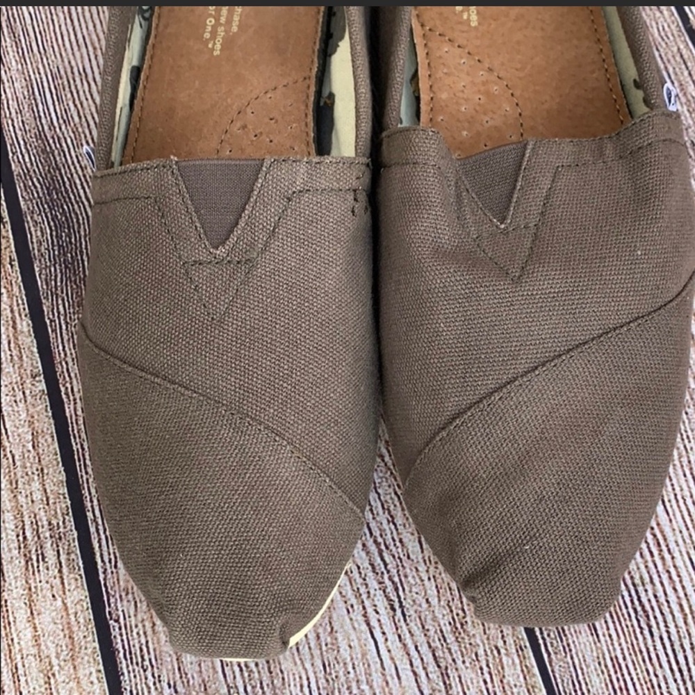 TOMS Classic Alpargata Gray Canvas
